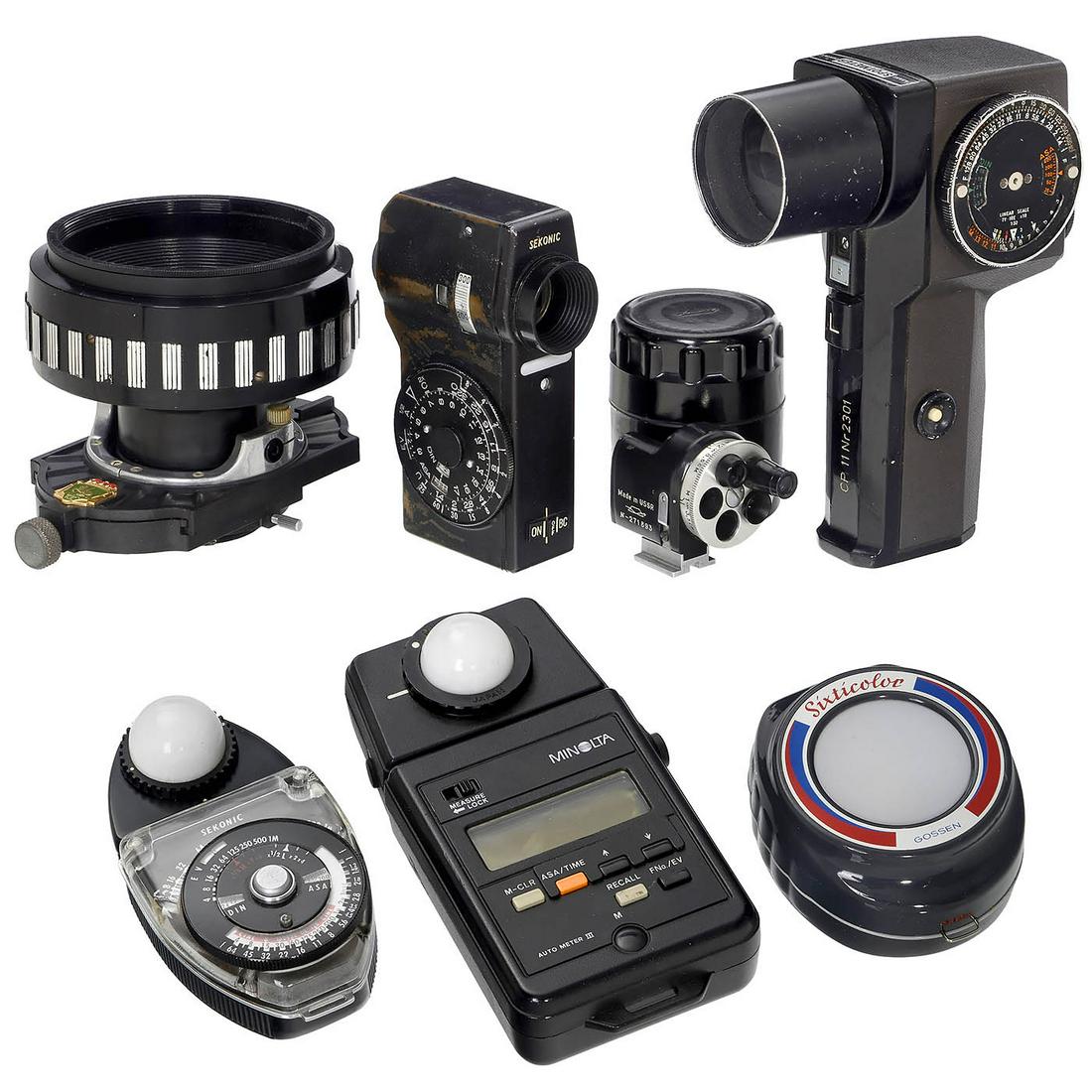 Varioflex II and 5 Exposure Meters (1 of 3)