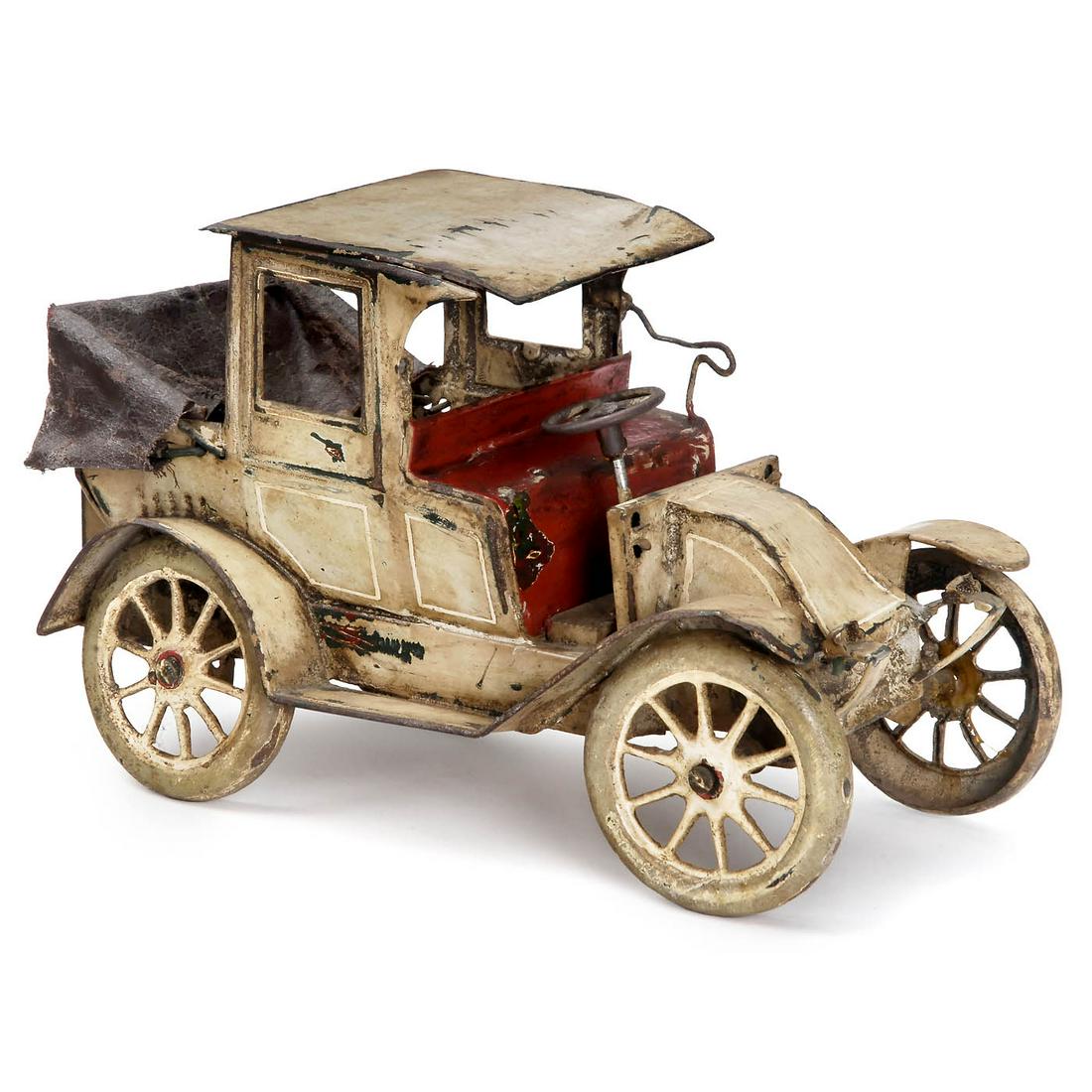 Landaulette Tin Toy Car, c. 1905 (1 of 1)