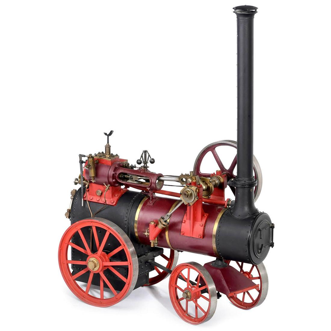 1-Inch Scale Model of a Horse-Drawn Portable Engine, c. 1980 (1 of 2)