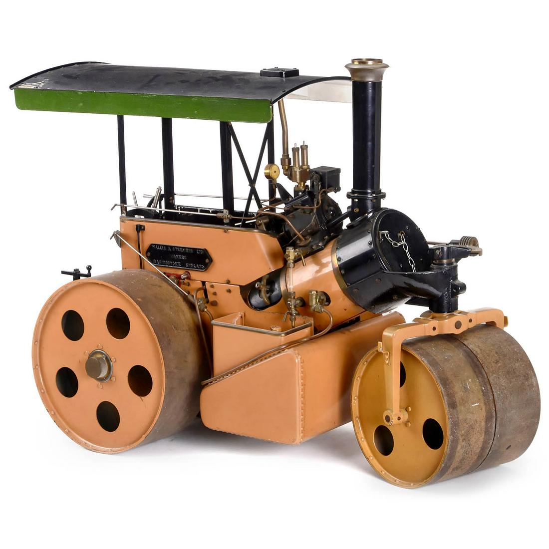 3-Inch Live-Steam Model of a Wallis & Steevens Simplicity Roller, c. 1980 (1 of 7)