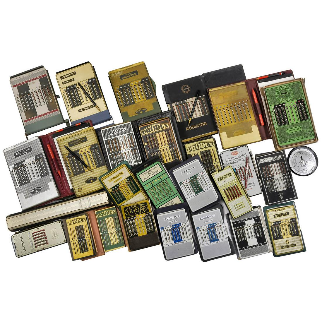 Collection of Adding Machines, 1920-60 (1 of 1)