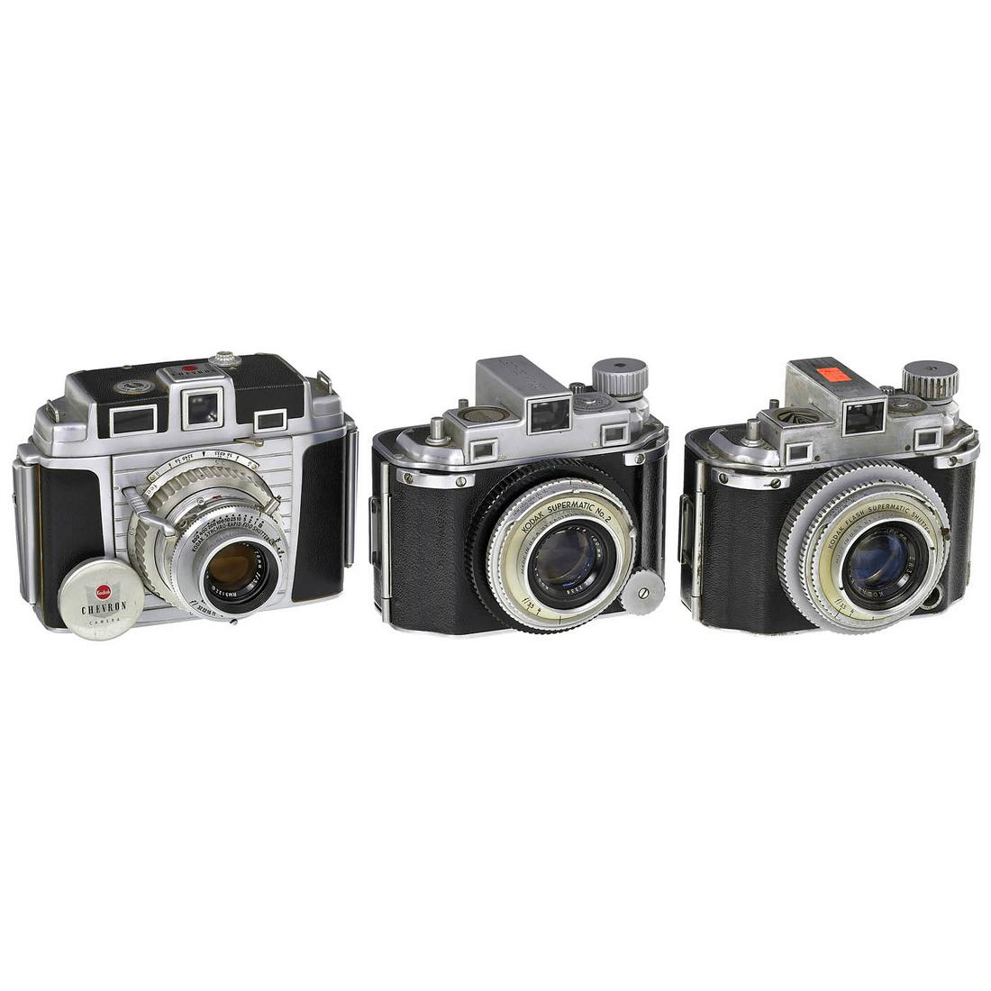 3 Kodak Medium Format Cameras