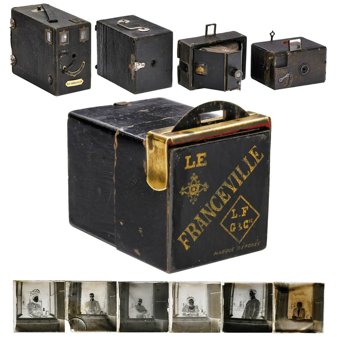 Le "Pascal" and 4 other Early French Amateur Cameras, c. 1898-1910 (1 of 4)