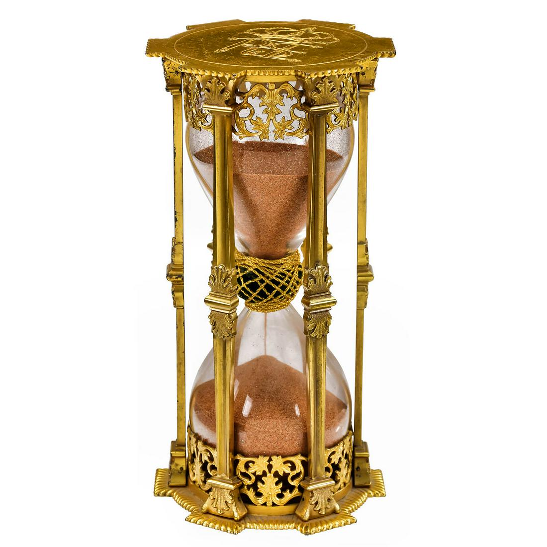 Ornate Sandglass, c. 1900 (1 of 2)