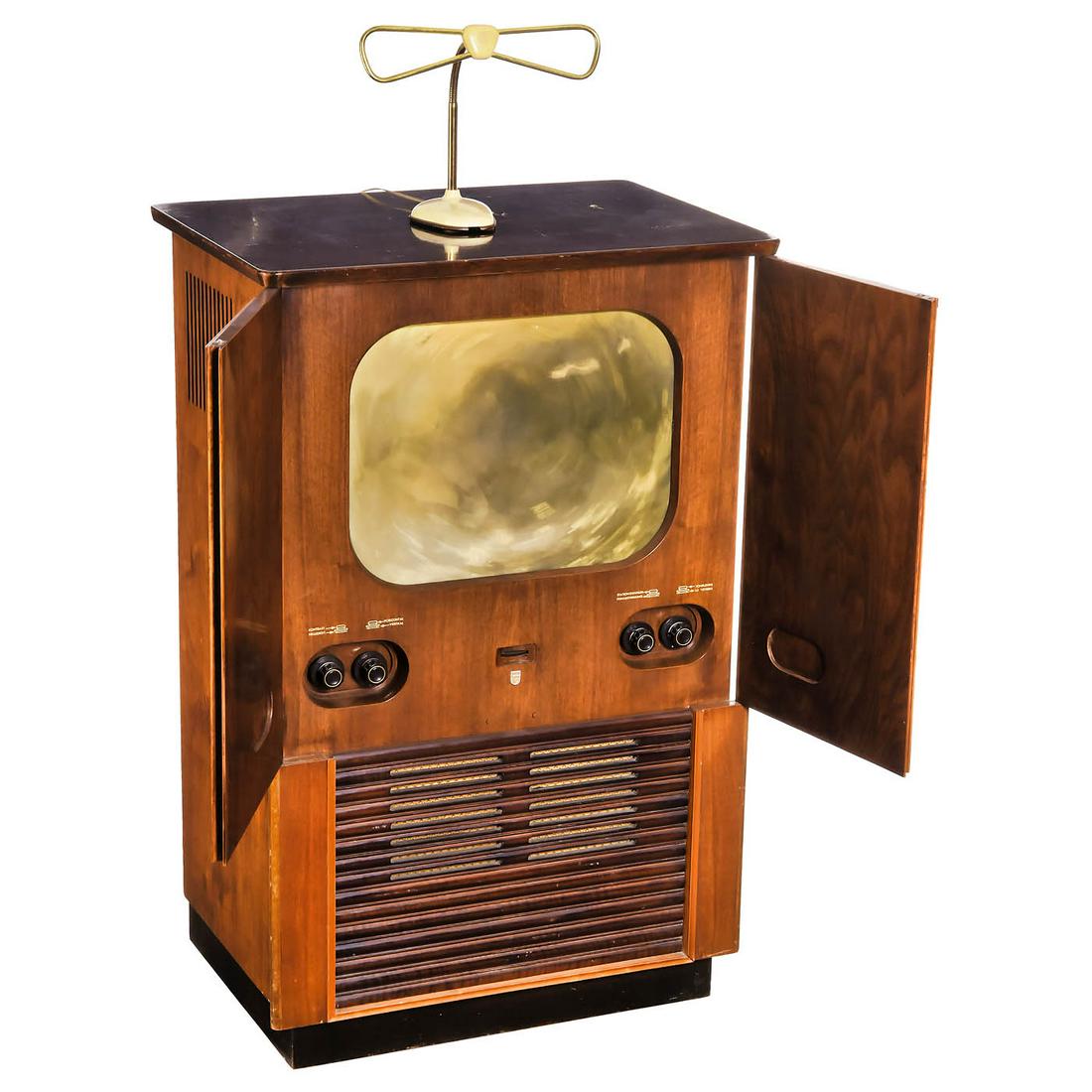 Philips TD2312A Rear Projection TV, c. 1952 (1 of 2)