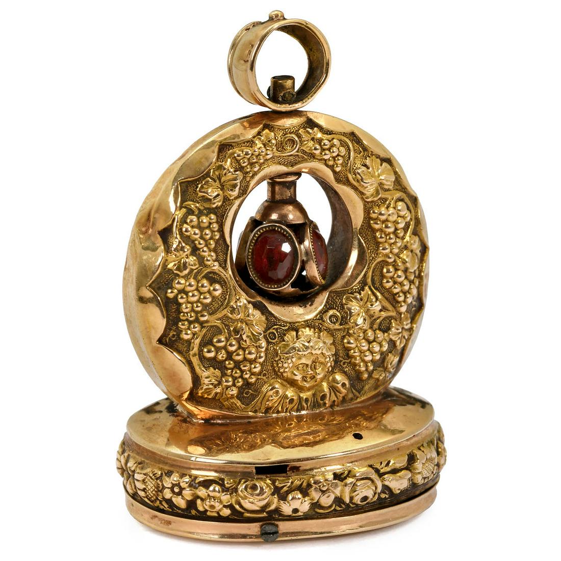 14-Carat Gold Musical Pendant Fob, c. 1820 (1 of 2)