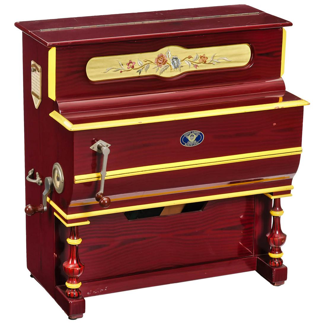 Faventia Miniature Barrel Piano, c. 1960 (1 of 3)