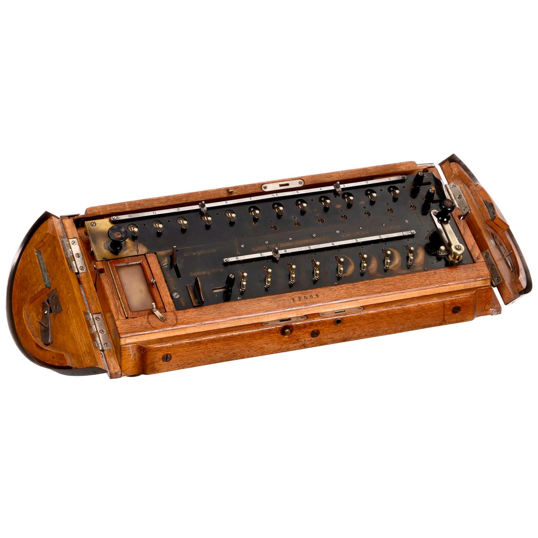 Rare Saxonia 3 (Rolltop) Calculator, 1910 (1 of 5)