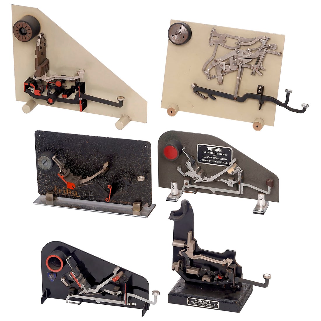 6 Typewriter Keyboard Demonstration Models (1 of 4)