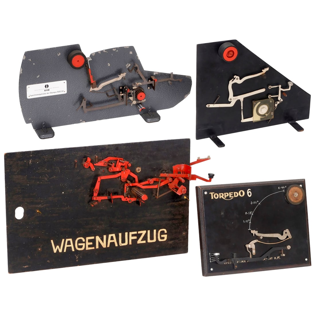 4 Typewriter Keyboard Demonstration Models (1 of 1)