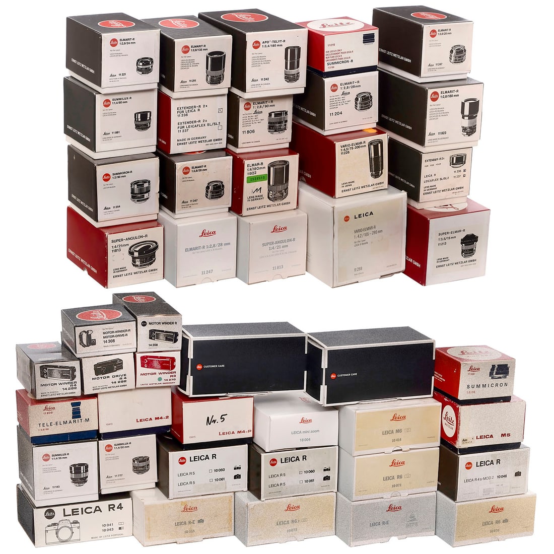 45 Mixed Leica Boxes, Cases and Packaging (1 of 3)