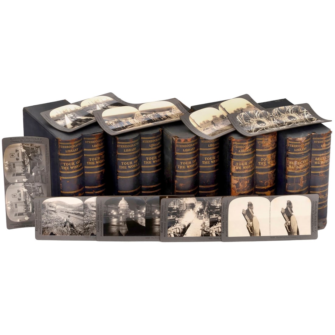 Stereo Cards in Book-Form Cases, c. 1910 (1 of 1)