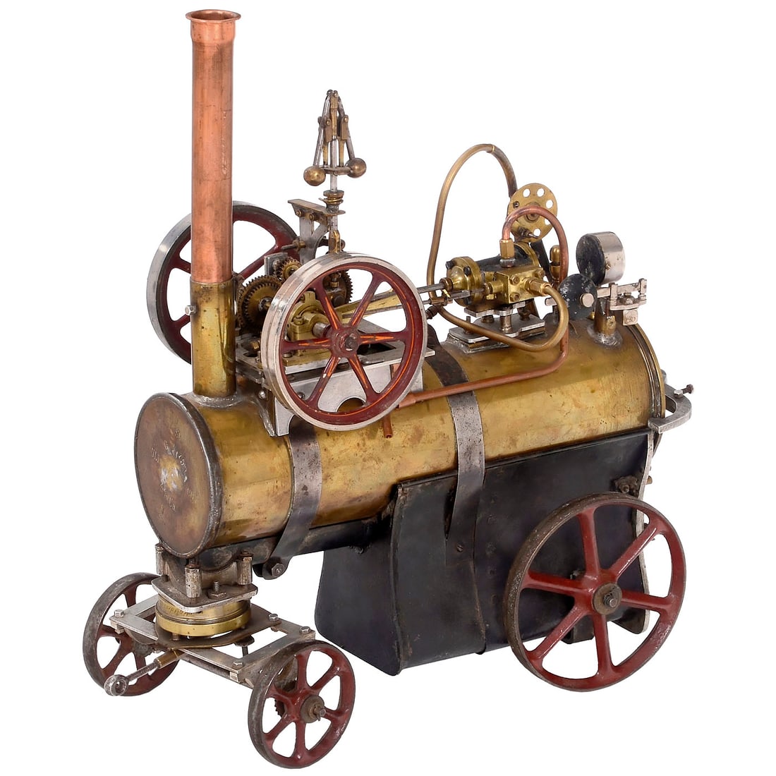 Model of a Horse-Drawn Portable Engine, c. 1920 (1 of 2)
