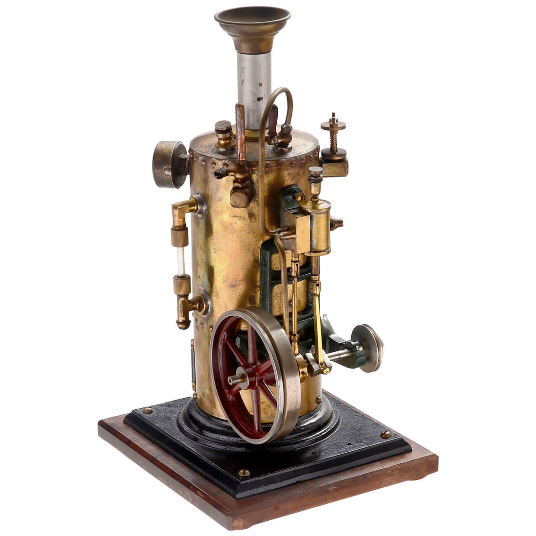 Vertical Steam Engine with Märklin Parts, c. 1930 (1 of 1)
