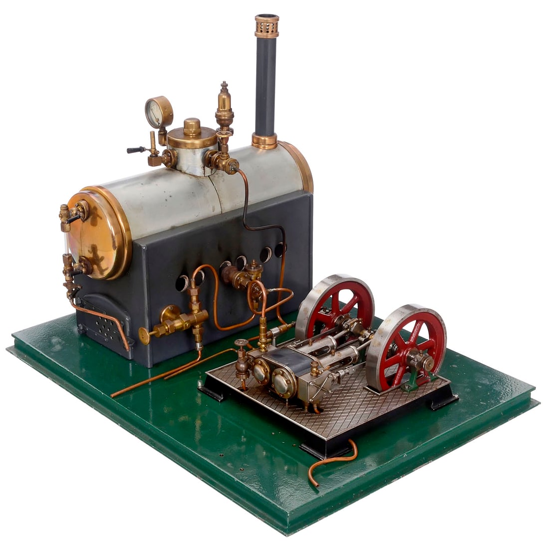 Twin-Cylinder Compound Steam Engine (1 of 1)