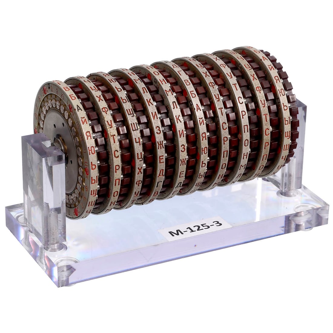 Soviet Cipher Machine "Fialka M-125-3" 10-Wheel Set (1 of 2)