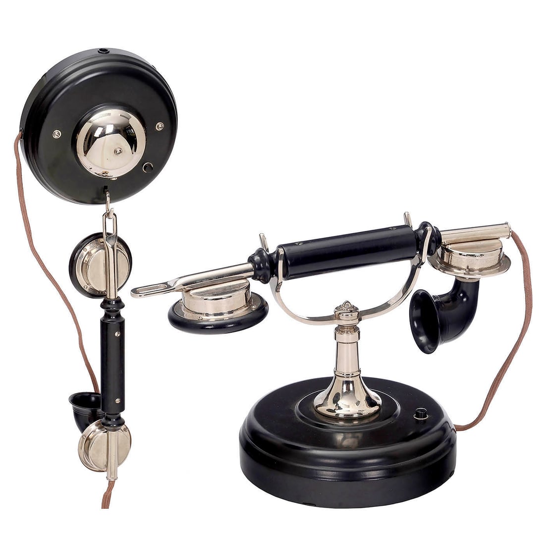 2 Belgian Bell Telephones, c. 1910 (1 of 3)