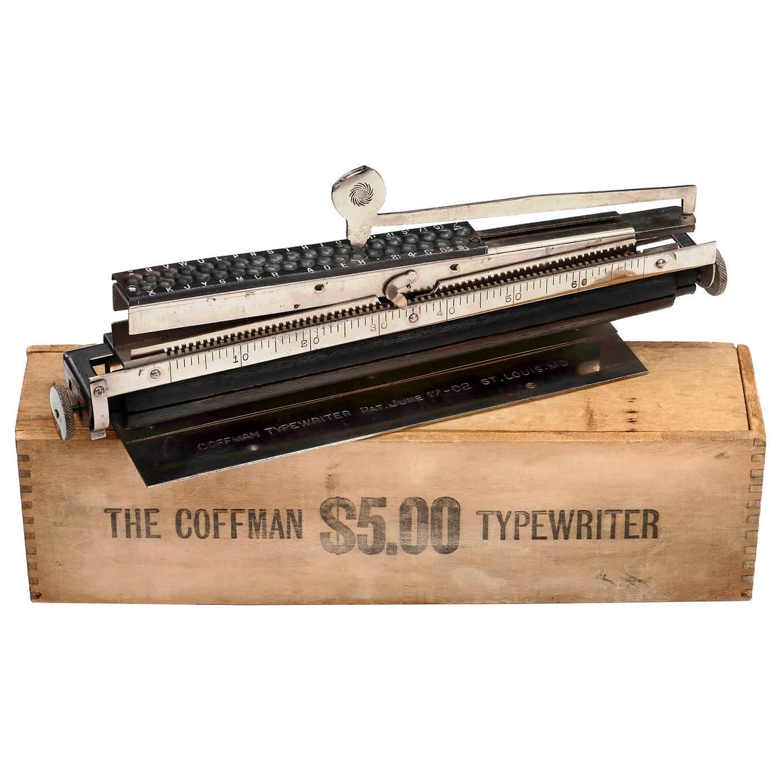 Coffman Pocket Typewriter, 1902 (1 of 3)