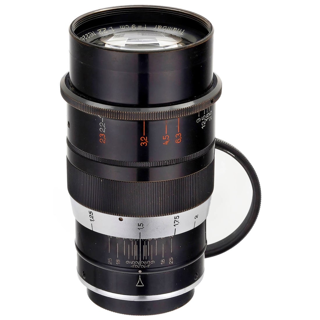 Thambar 2.9/9 cm Lens, c. 1934 (1 of 1)