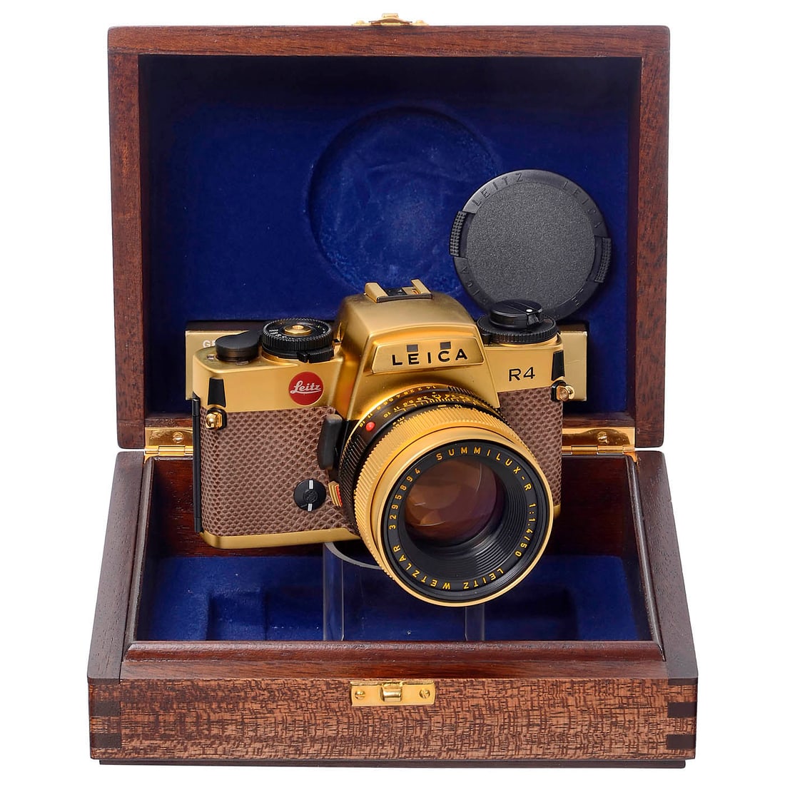 Golden Leica R4 with Summilux 1.4/50 mm (1 of 2)