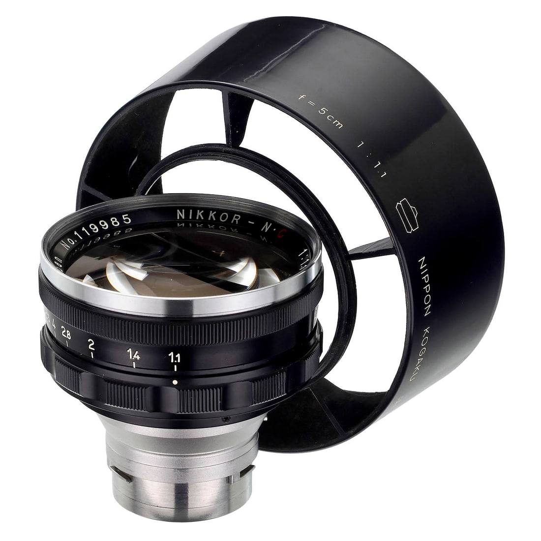 Nikkor-N.C 1.1/5 cm Lens, 1956 onwards (1 of 3)