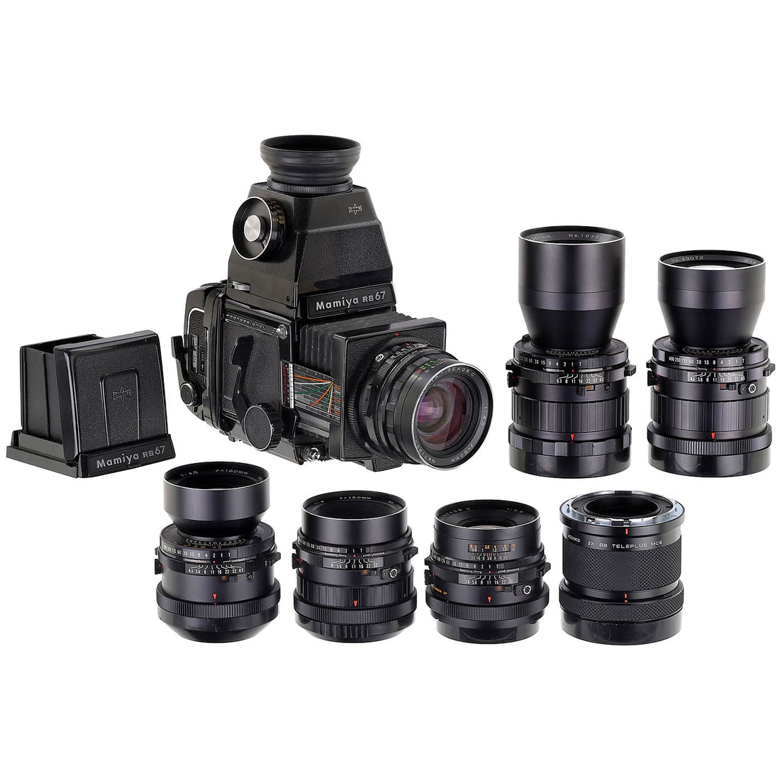 Mamiya RB 67 with 7 Lenses (1 of 1)