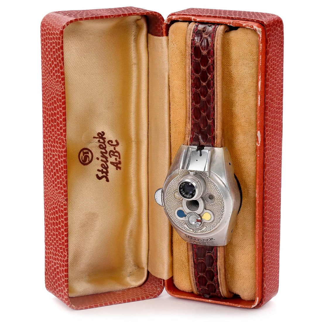 Steineck A-B-C Wristwatch Camera, 1949 (1 of 3)