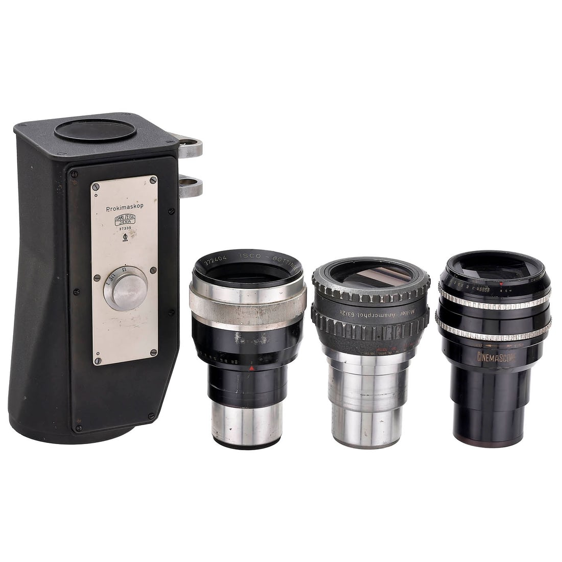 4 Anamorphic Projection Lenses, c. 1955 (1 of 1)