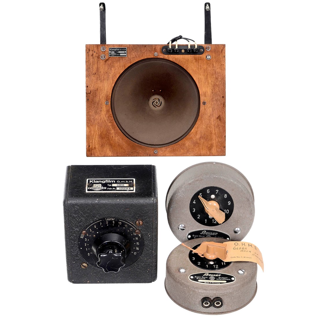 Klangfilm Cinema Loudspeakers and 3 Volume Controlers (1 of 3)