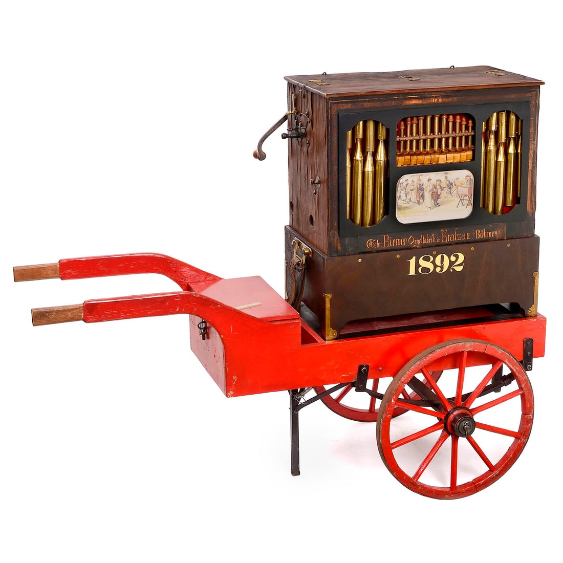 Clariton Barrel Organ by Gebrüder Riemer, 1892 (1 of 4)
