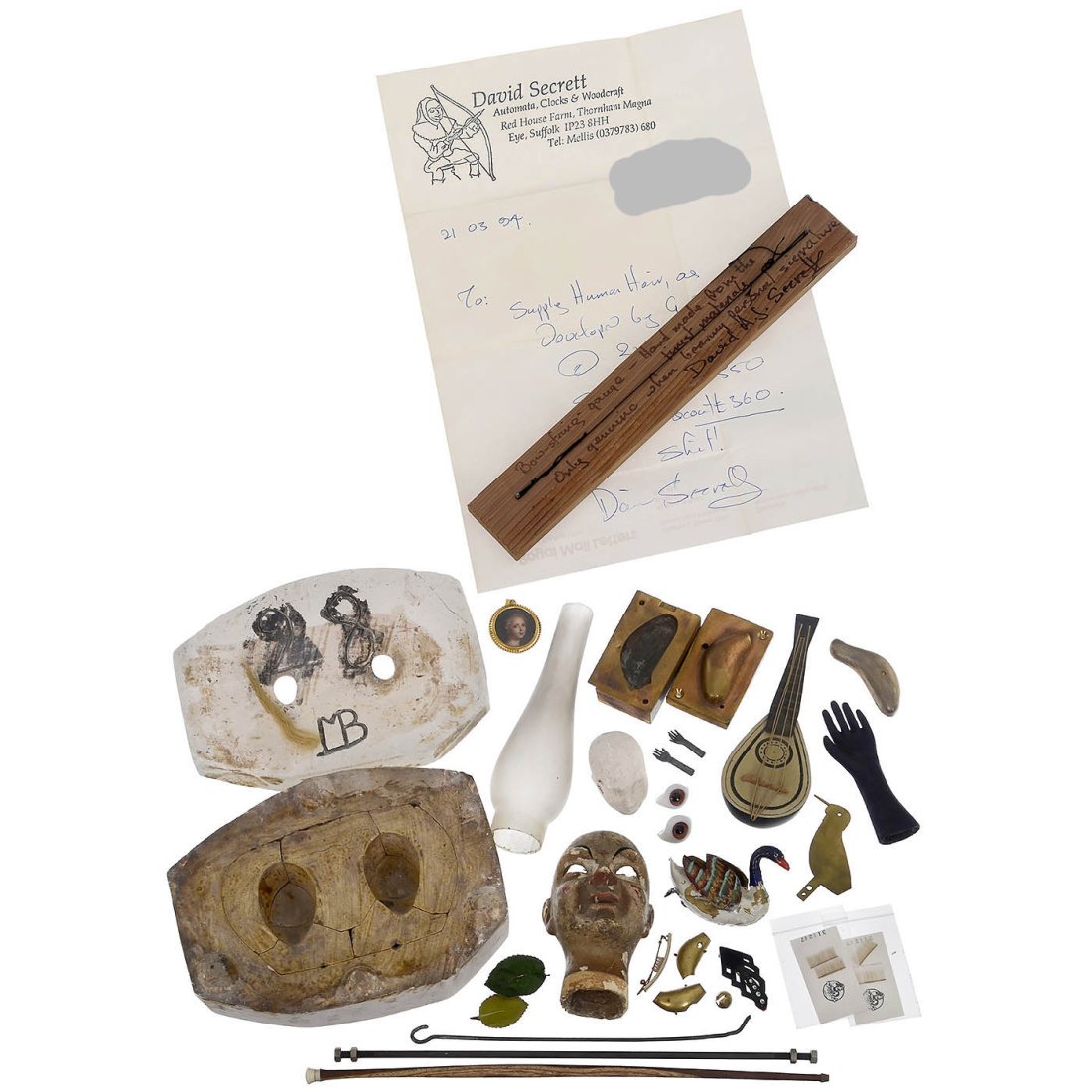 Automata Parts, Including Items from the Workshop of David Secrett (1 of 3)