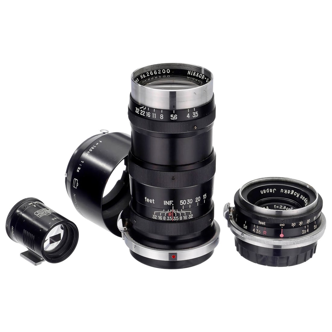 W-Nikkor C 3.5/2.8 cm and Nikkor-Q.C 3.5/13.5 cm Lenses, 1952 onwards (1 of 1)