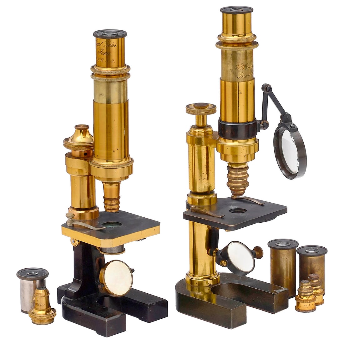 2 Brass Microscopes (1 of 3)