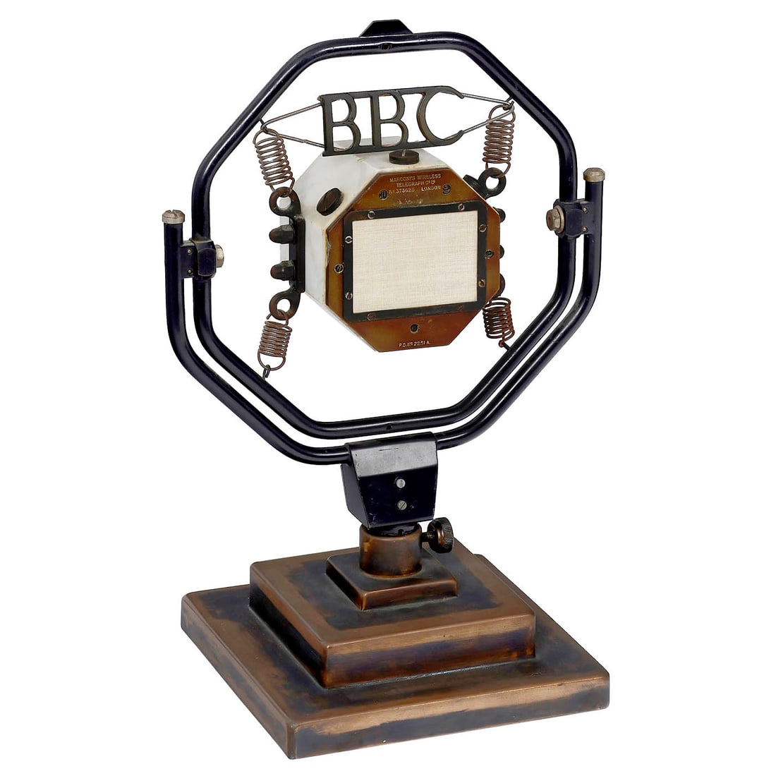 Marconi-Reisz Carbon Granulate Microphone, c. 1925 (1 of 2)