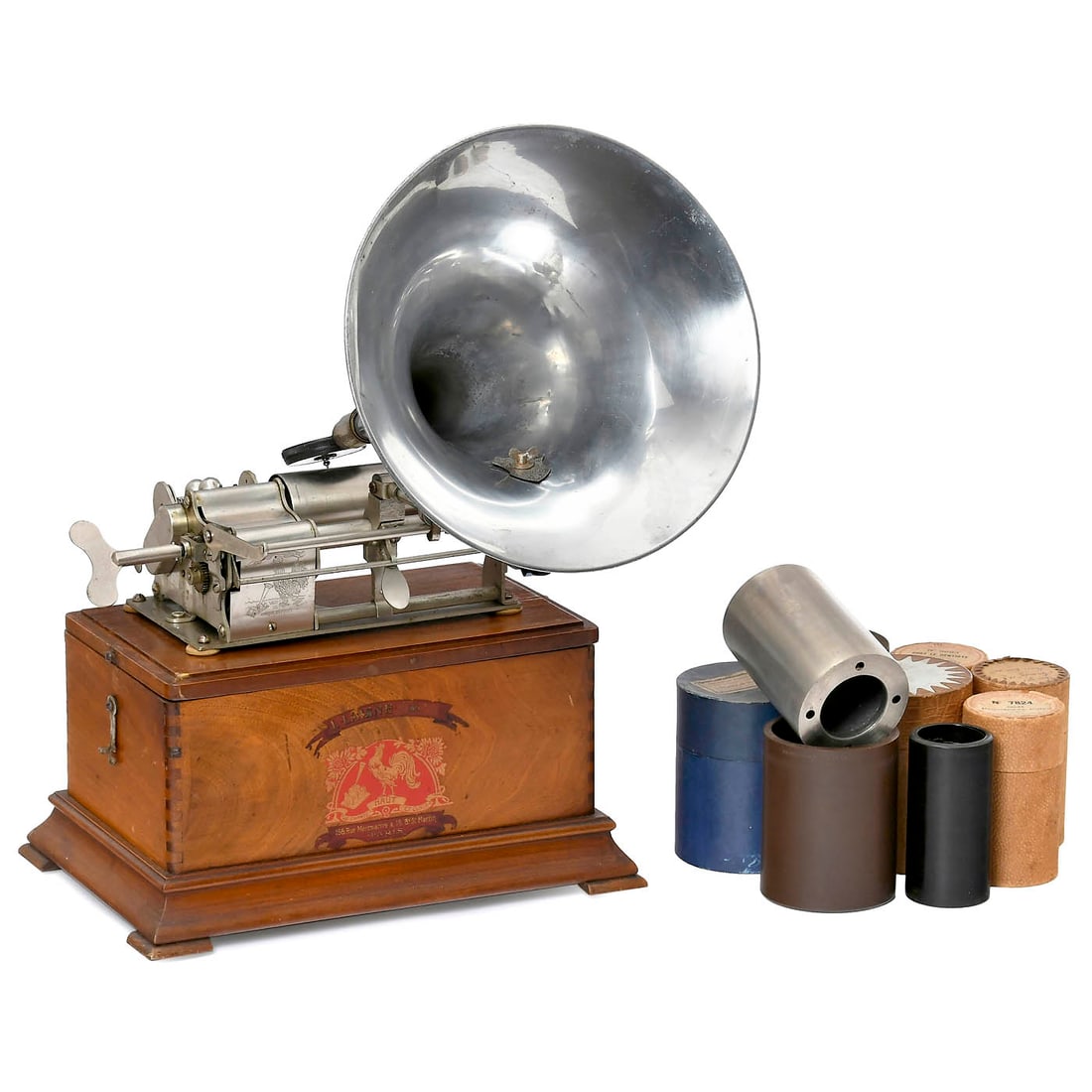 Pathé "Coq" Cylinder Phonograph Model 1, c. 1905 (1 of 1)