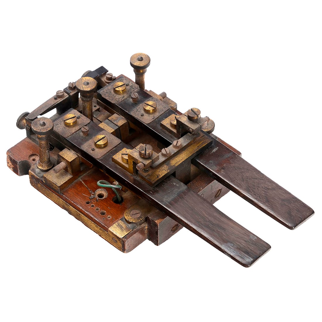 Rare Double Telegraph Key, c. 1850 (1 of 1)