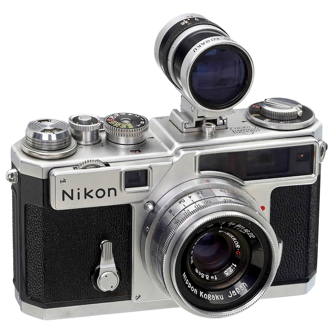 Nikon SP Camera with W-Nikkor 3.5cm Lens, 1957 onwards (1 of 1)