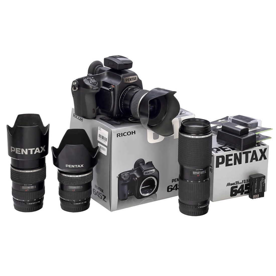 Pentax 645 Z with 4 Lenses (1 of 2)