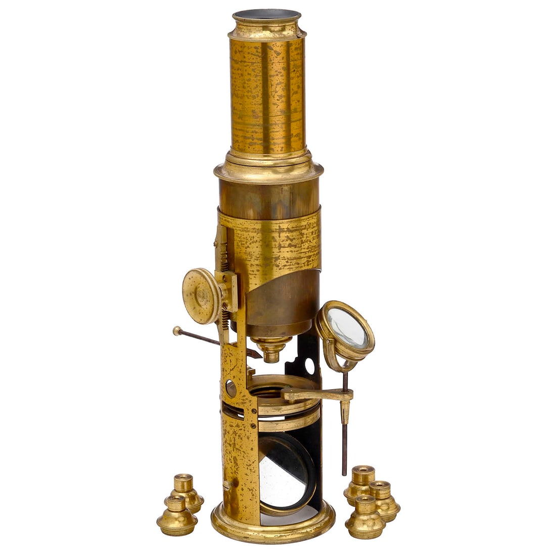 English Drum Microscope, c. 1860 (1 of 2)