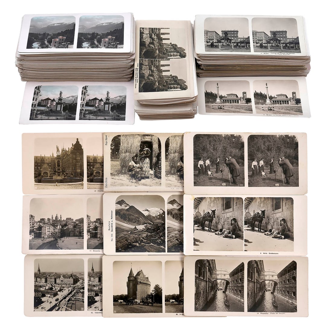 Glossy Stereo Cards, c. 1902-07 (1 of 3)