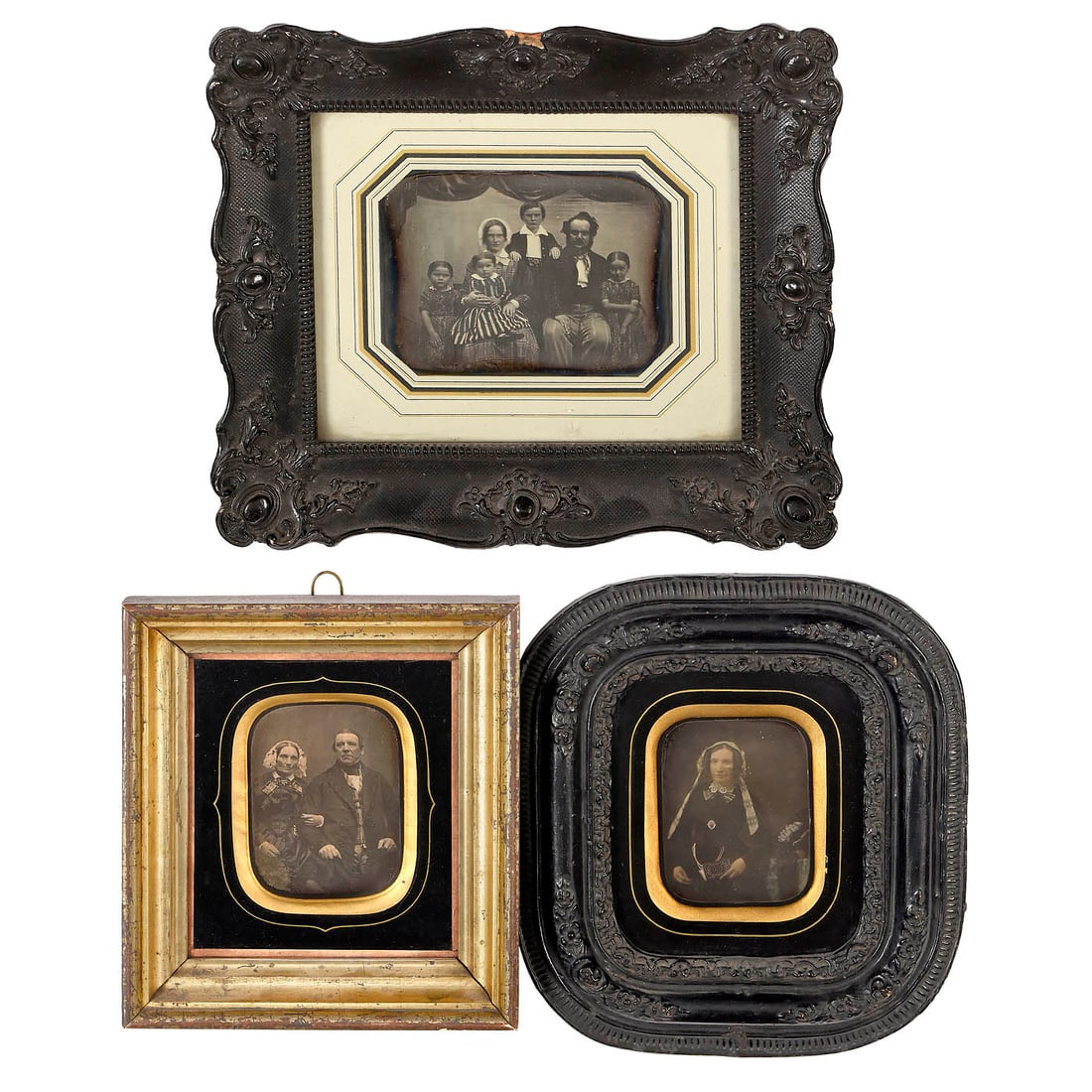 3 Daguerreotypes, c. 1850-60 (1 of 3)
