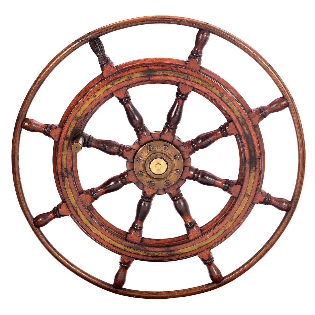 Eight-Spoked Ship's Capstan Wheel, c. 1900 (1 of 1)