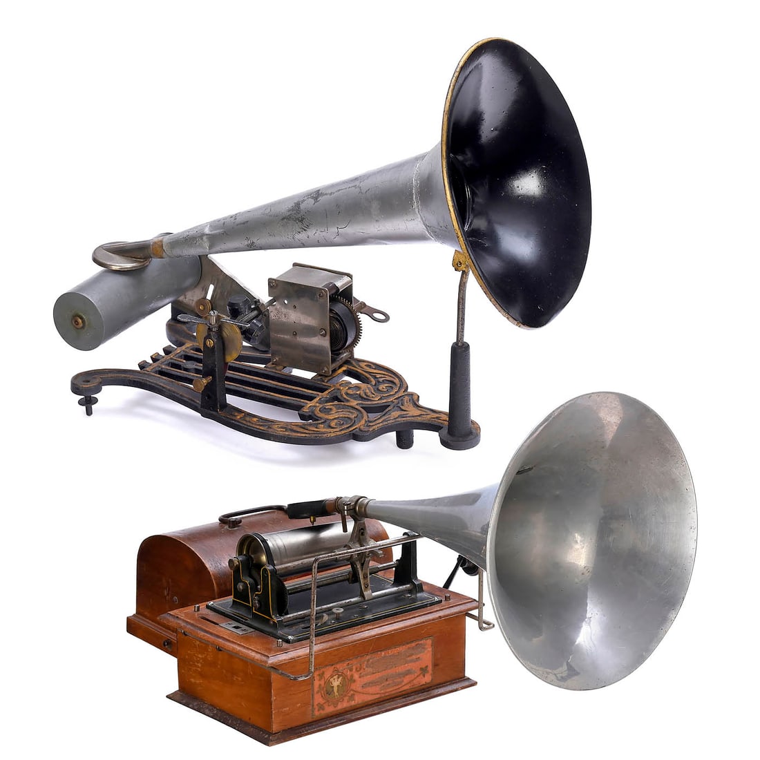 2 Phonographs, c. 1900 (1 of 3)