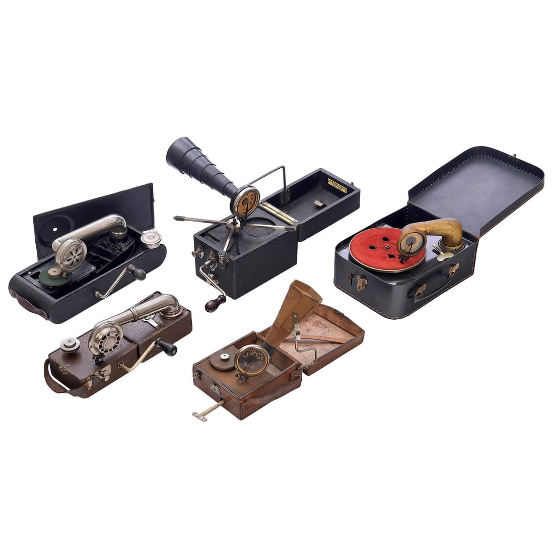 5 Toy and Portable Gramophones (1 of 1)