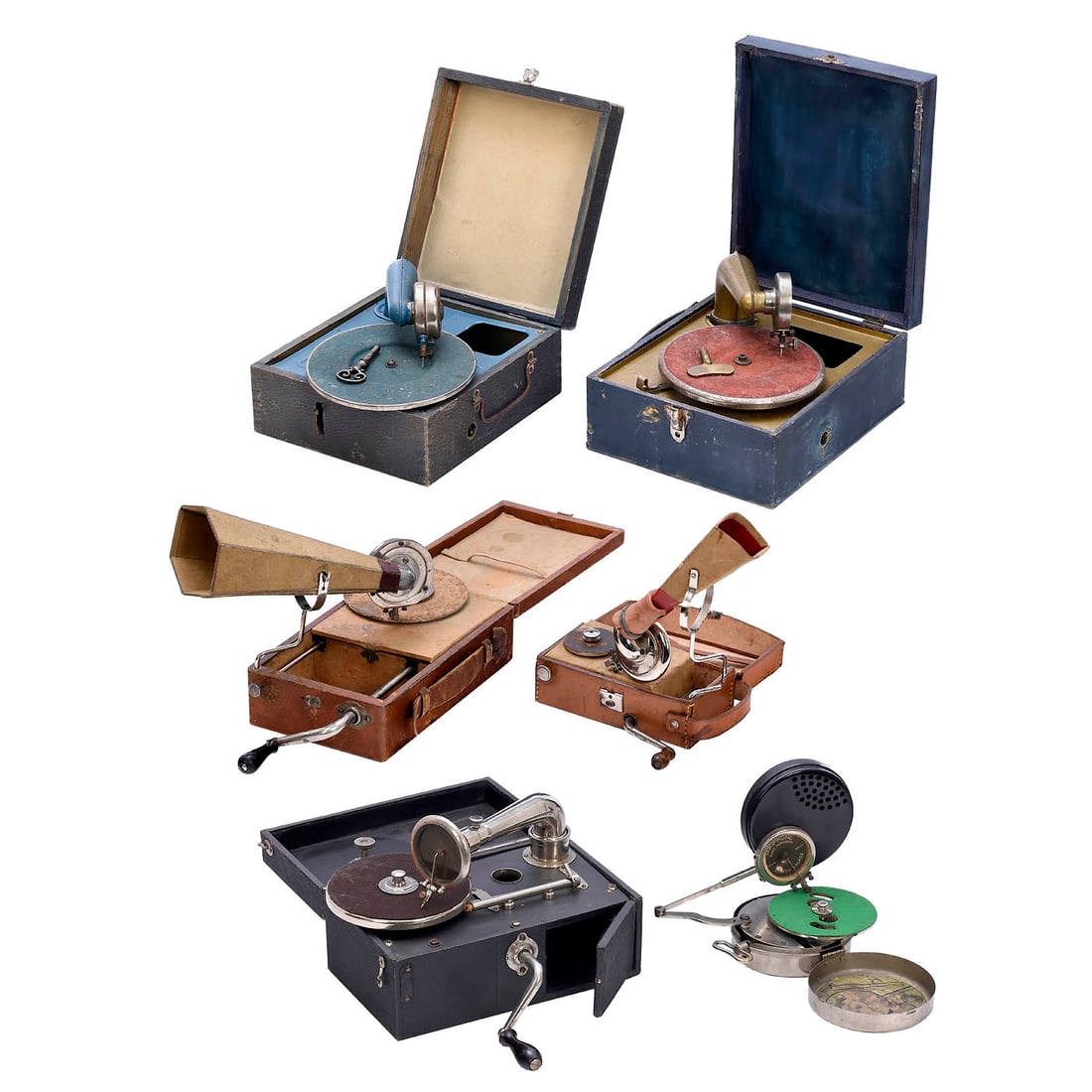 6 Portable Talking Machines (1 of 4)