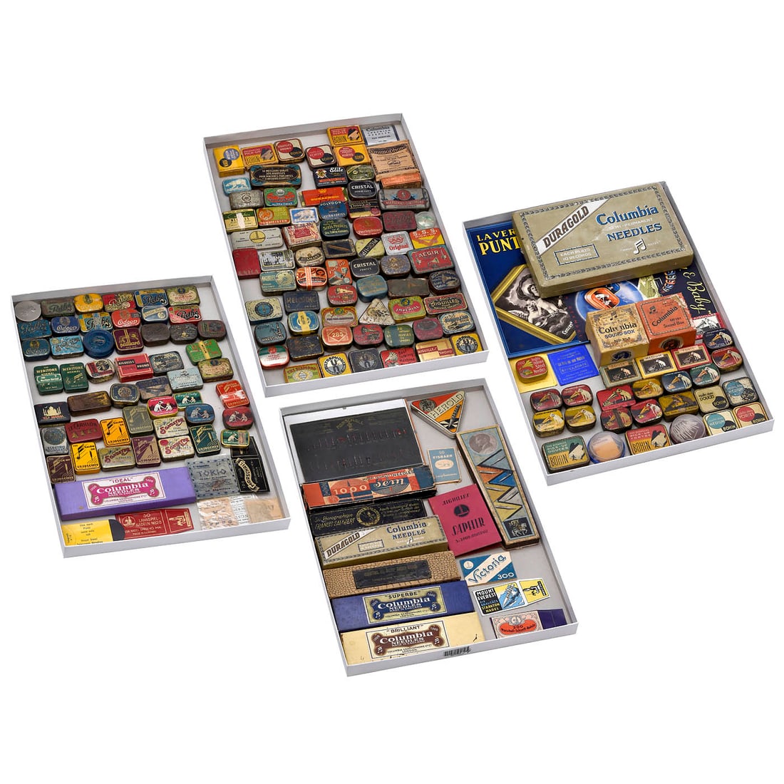 Large Lot of Phonograph Needle Tins, 1920 onwards (1 of 5)