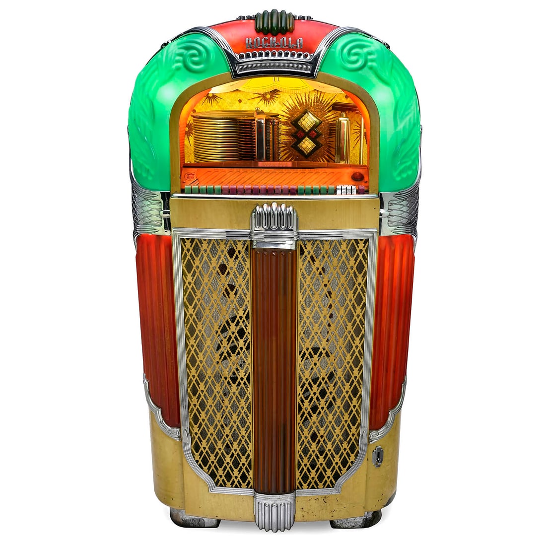 Rock-Ola 1428 "Magic Glo" Jukebox, 1948 (1 of 3)