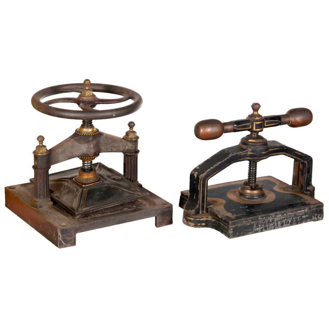 2 Cast-Iron Book Presses, c. 1880 (1 of 1)