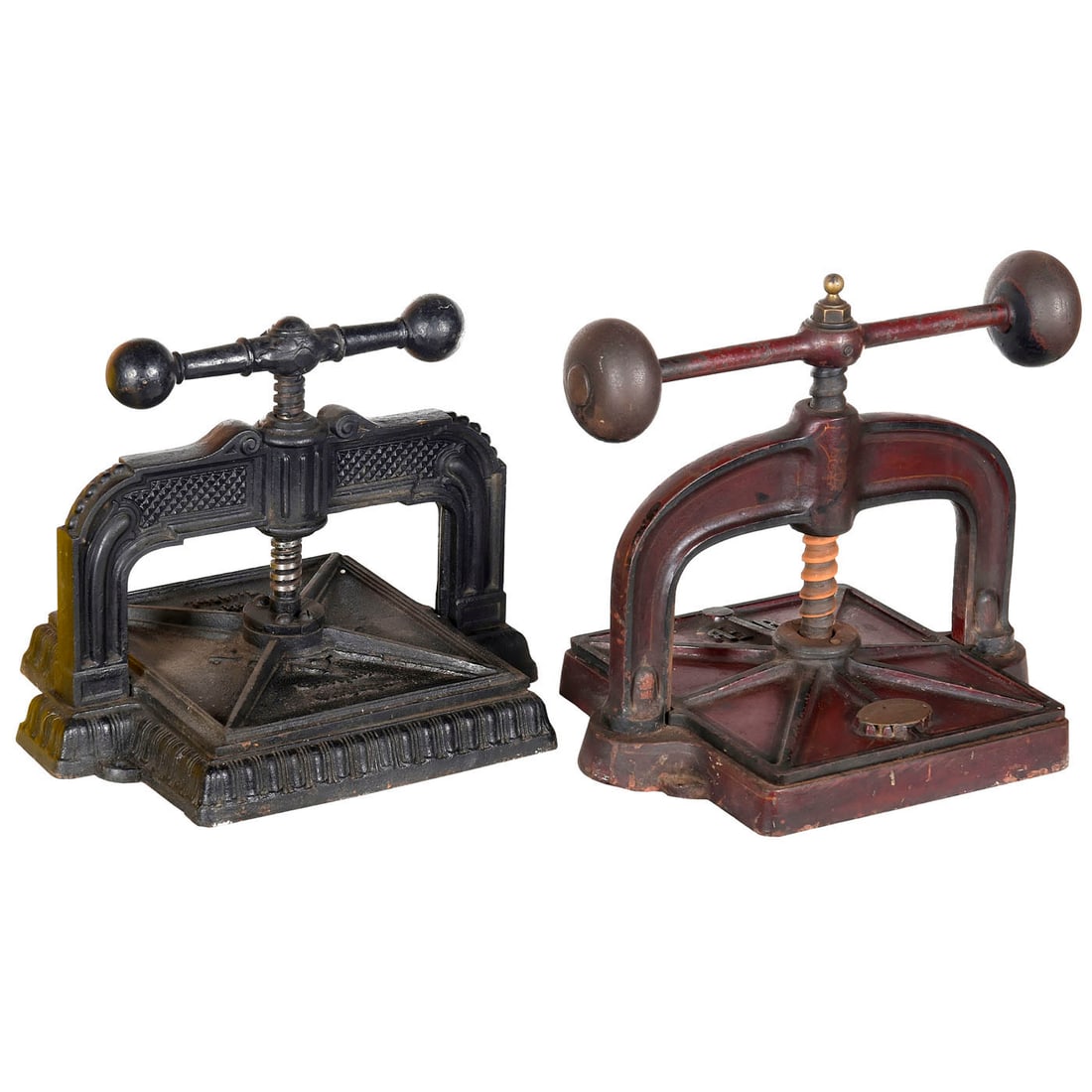 2 Cast-Iron Book Presses, c. 1880 (1 of 1)