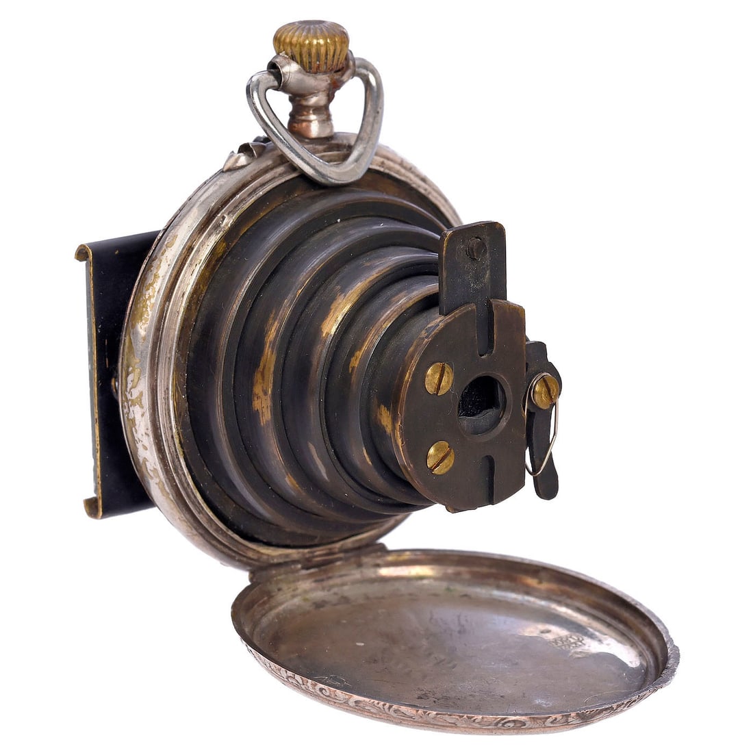 Replica of Lancaster's Patent Watch Camera, "Lady's Model" of 1886 (1 of 2)